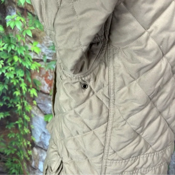 LAUREN RALPH LAUREN Tan Quilted Field Jacket, M - Picture 8 of 13